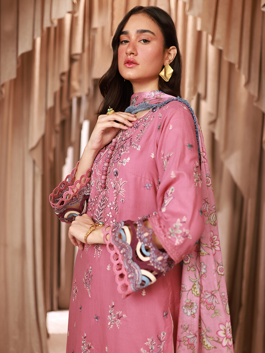 1 & Get 1 Free - LUXURY LAWN EMBROIDERED SUIT