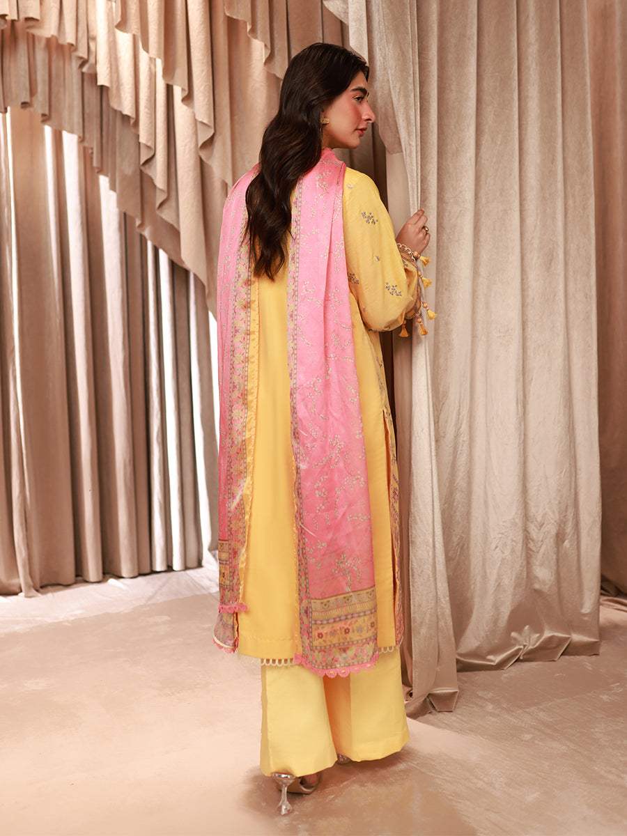 1 & Get 1 Free - LUXURY LAWN EMBROIDERED SUIT