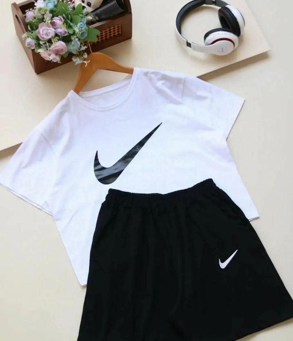 Printed Tee & Casual Short Combo For Women