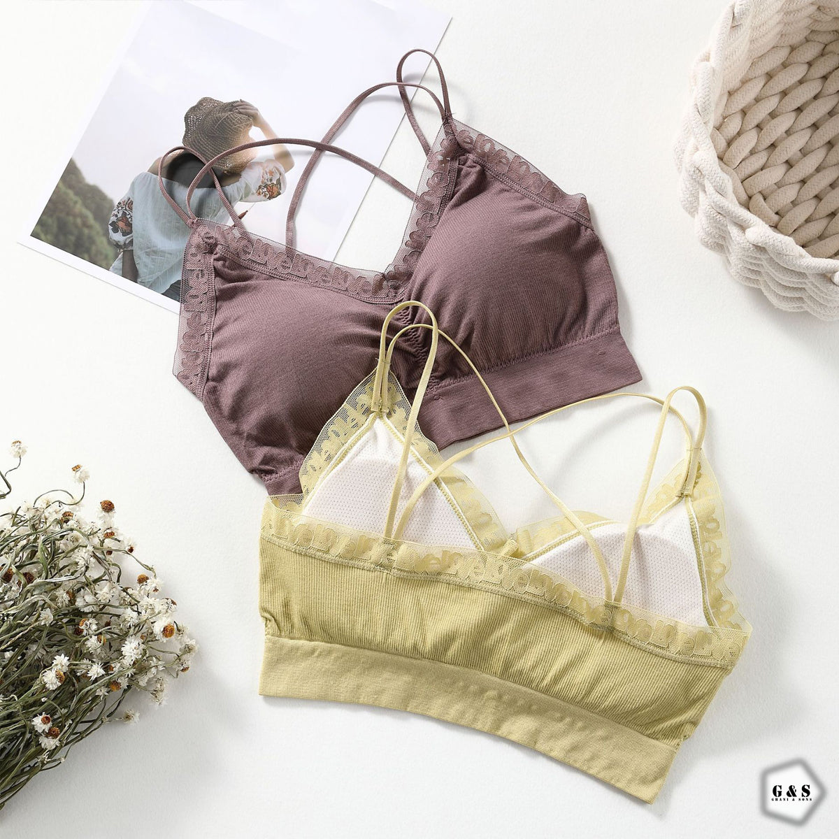 New Design Pack Of 3 Cross Back Casual/Sports Bralette