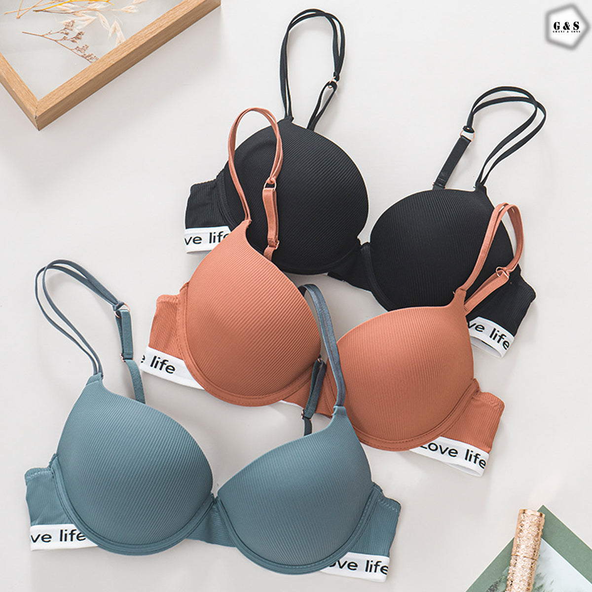 High Quality Pack Of 3 Pushup Full Coverage Bras
