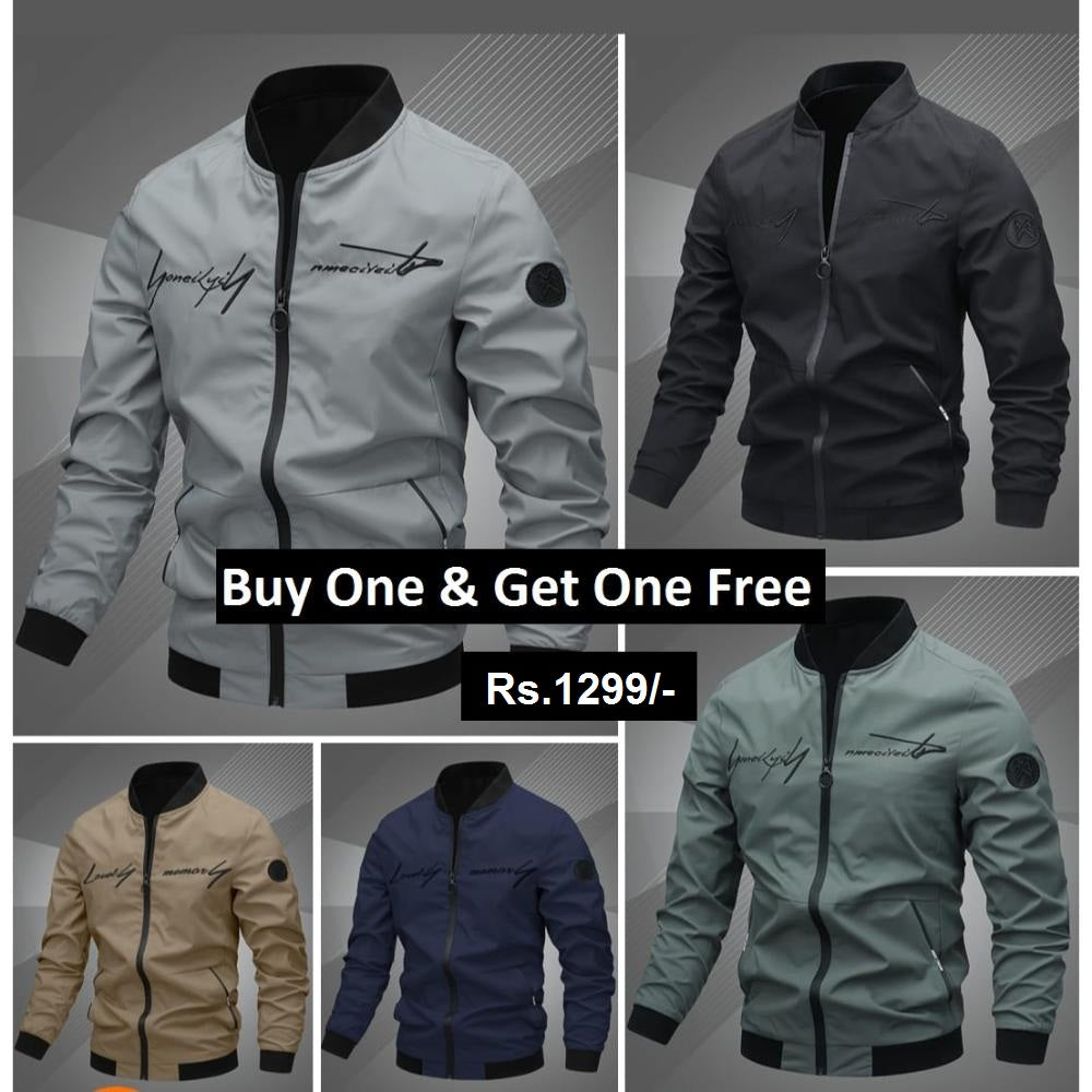 Buy One Get One Free Stylish Bomber Jackets - 001