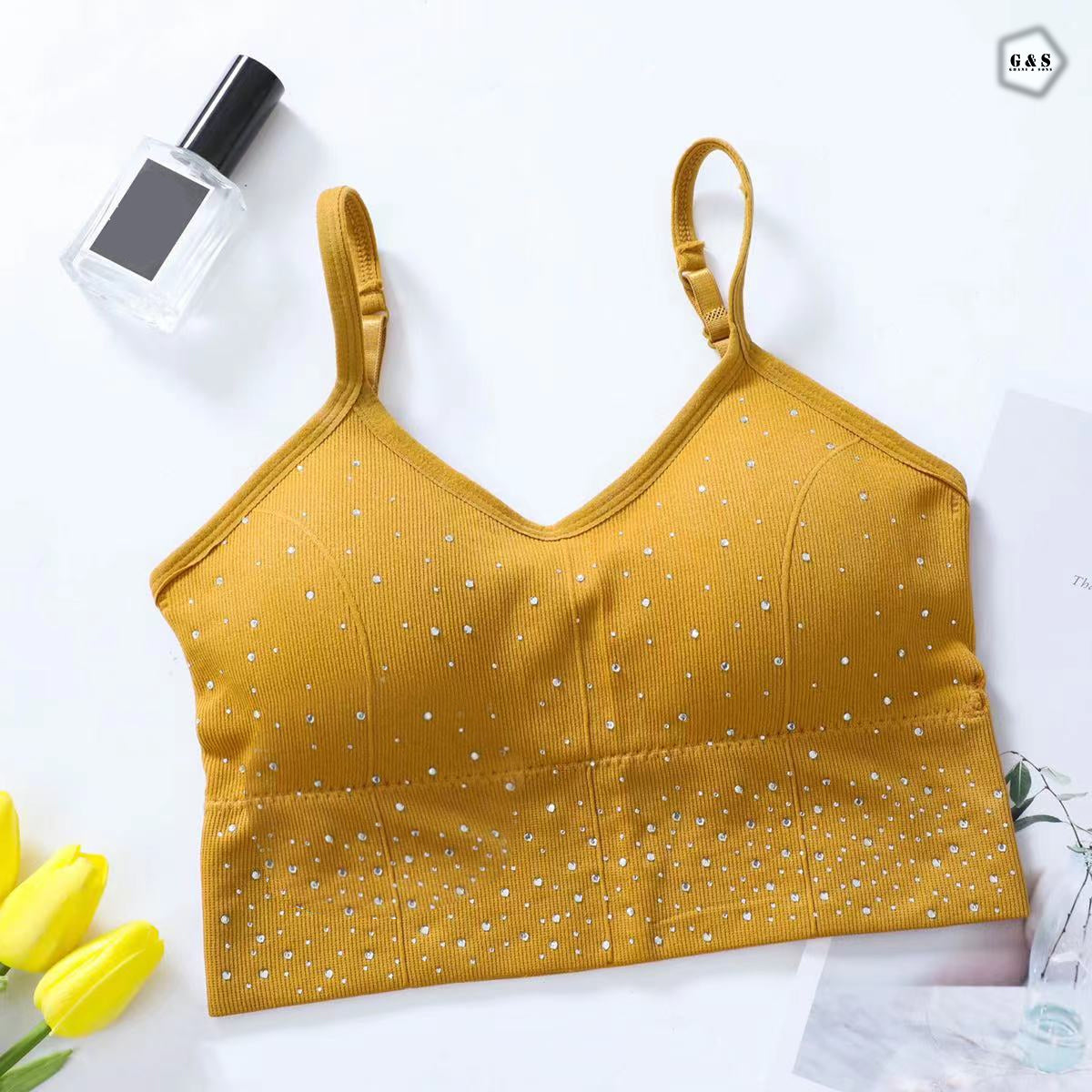 Stones Design Pack Of 3 Sports Bra/Bralette