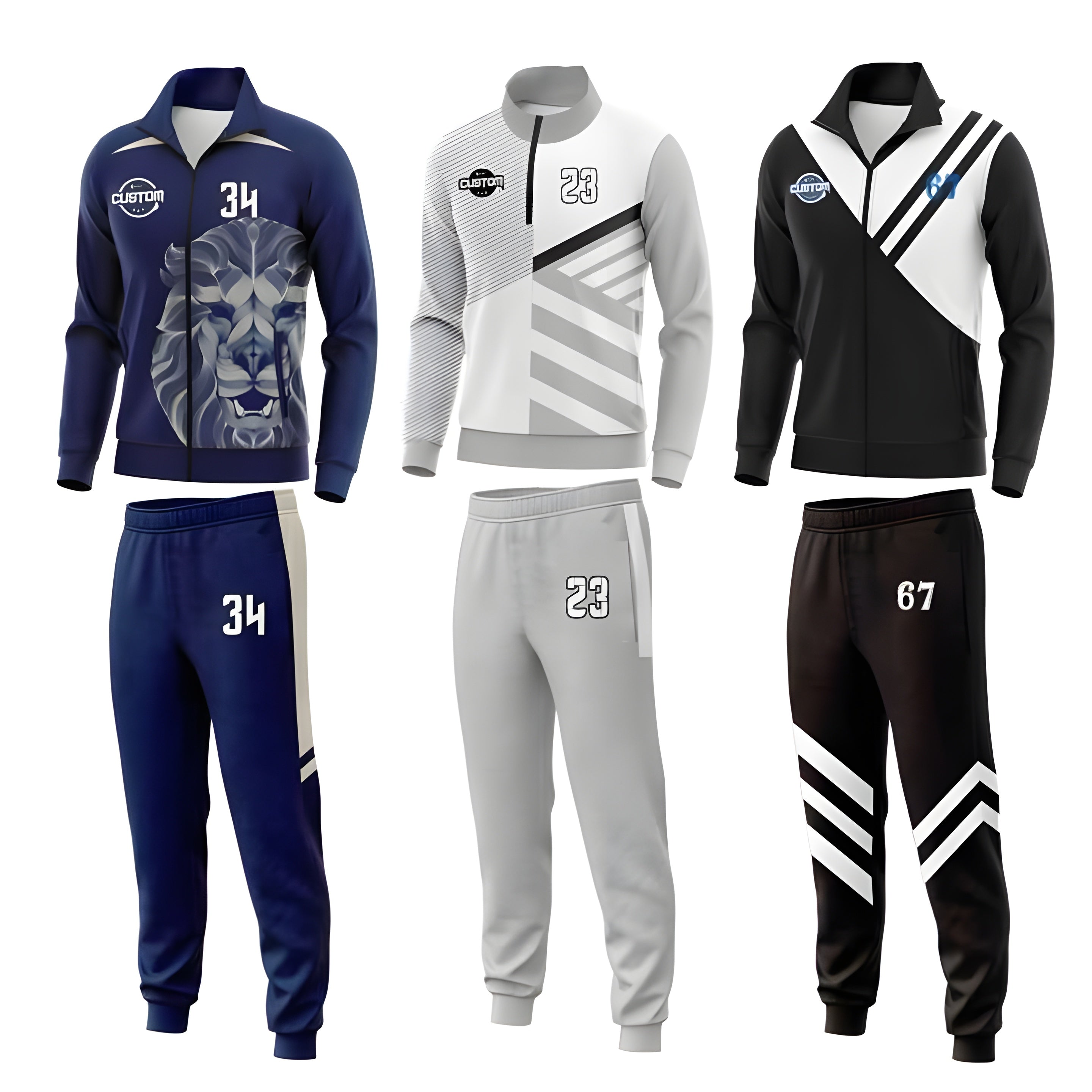 Pack of 3 Men’s Stylish Track Suit – Premium Quality | All Sizes XS–XXXL 741