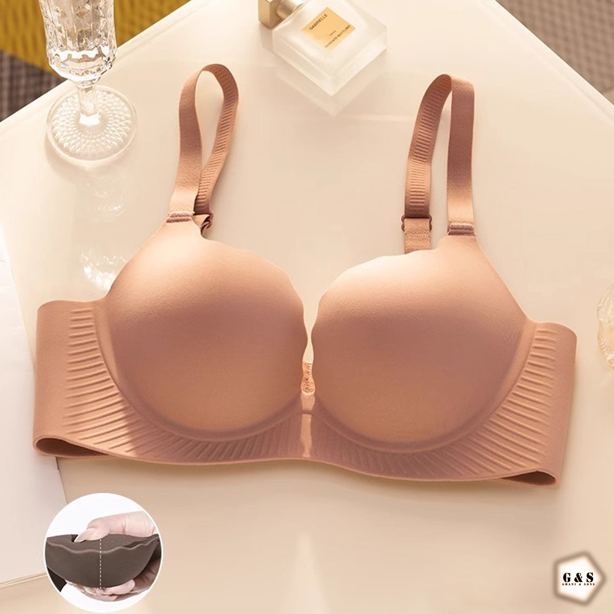 Pack Of 3 Extreme Pushup Non-Wired Seamless Bras