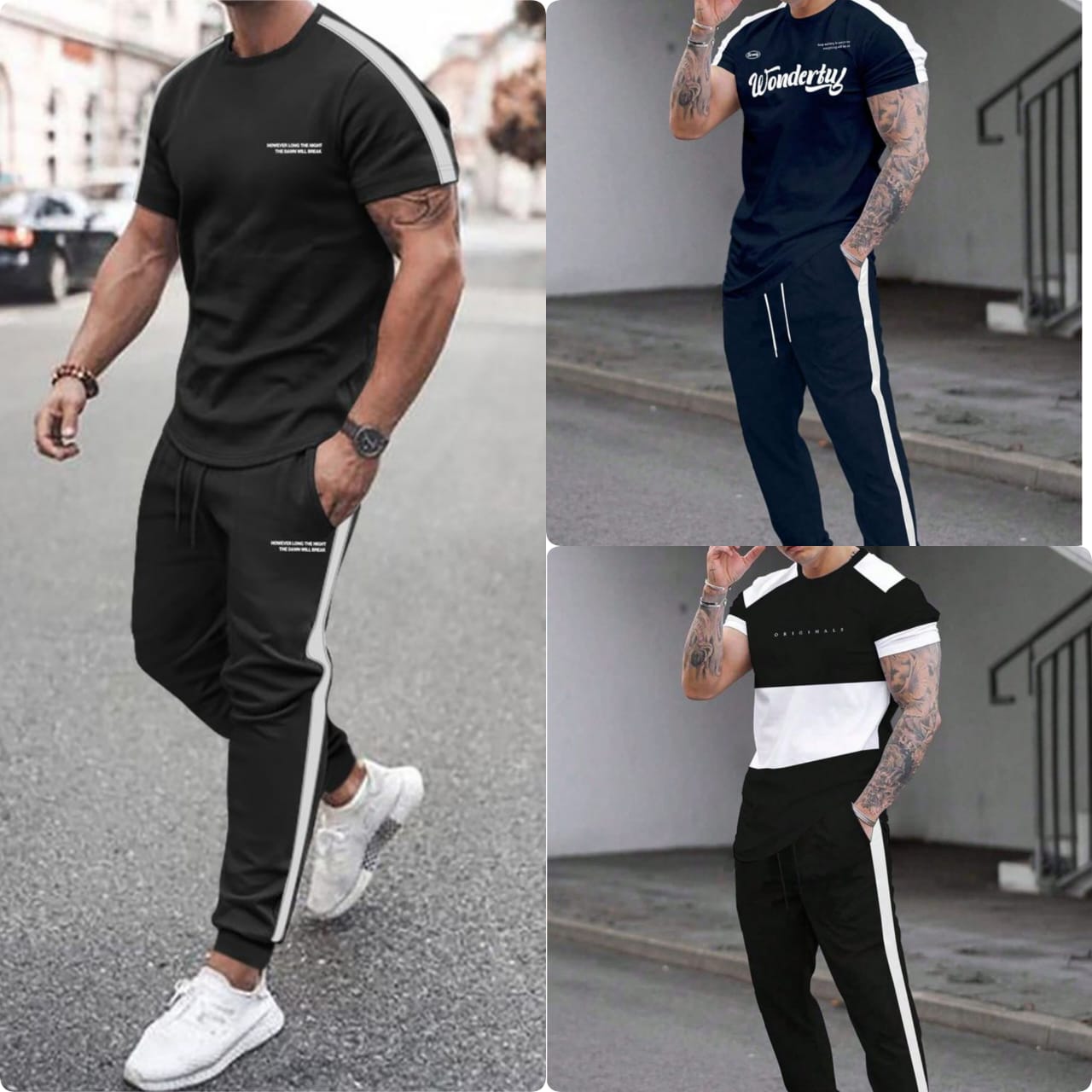 Pack of 3 Men's TrackSuit For Men in Rs.1299/- Code - 005