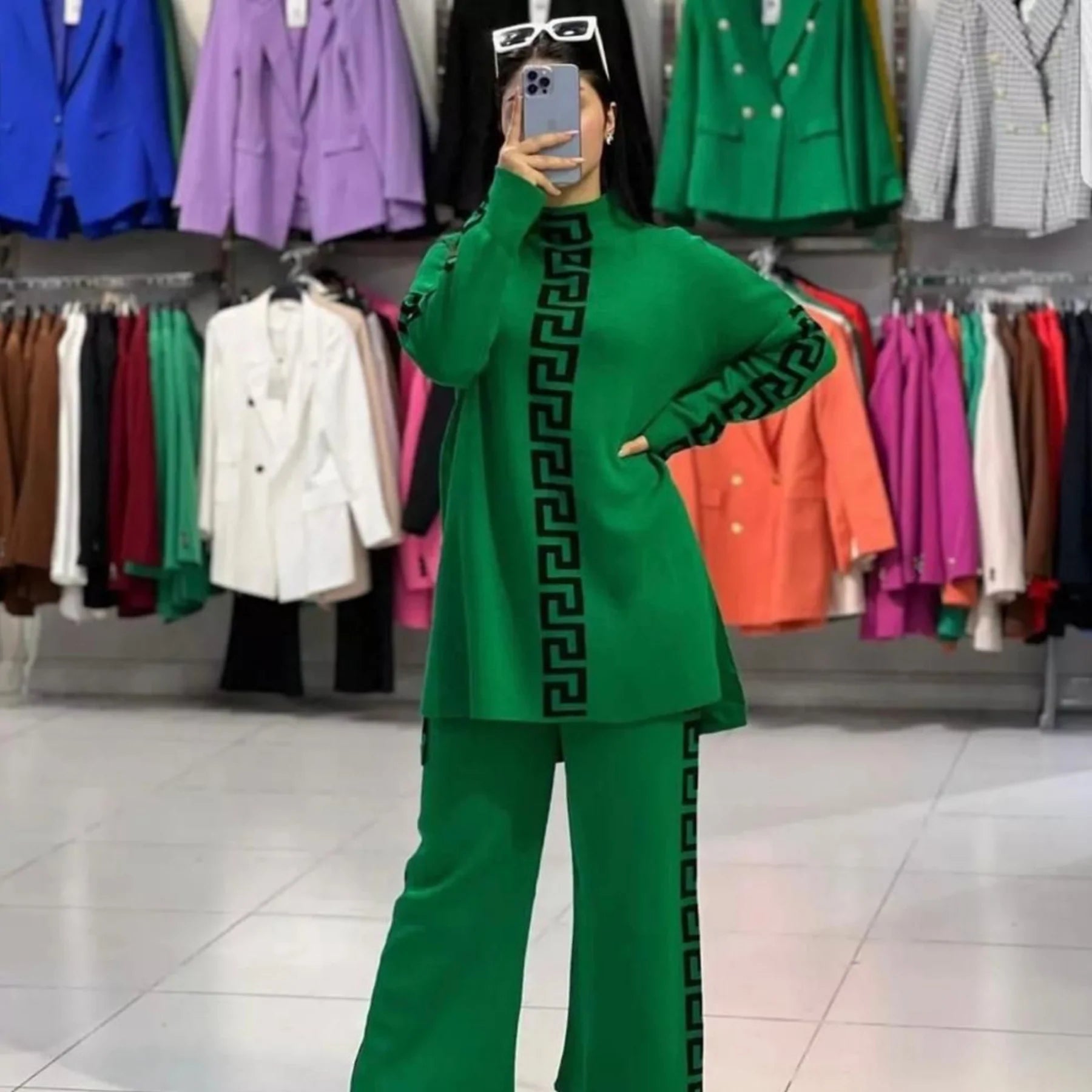 2 Pcs Printed Winter Outfit CH-324