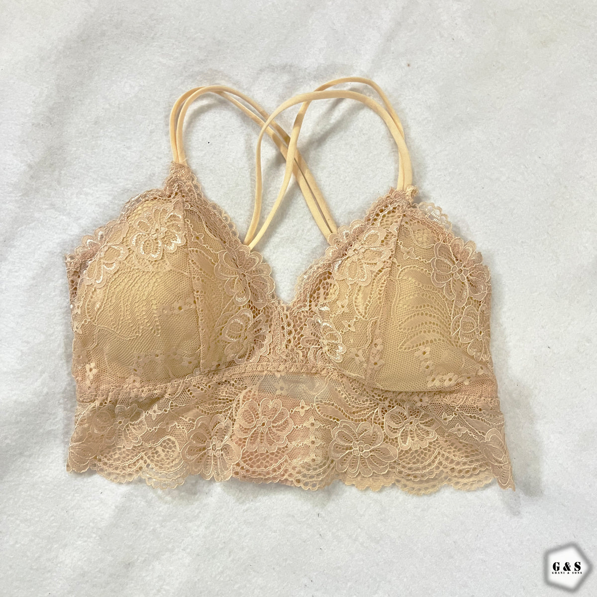 Pack Of 3 Lace Bralette With Back Hook