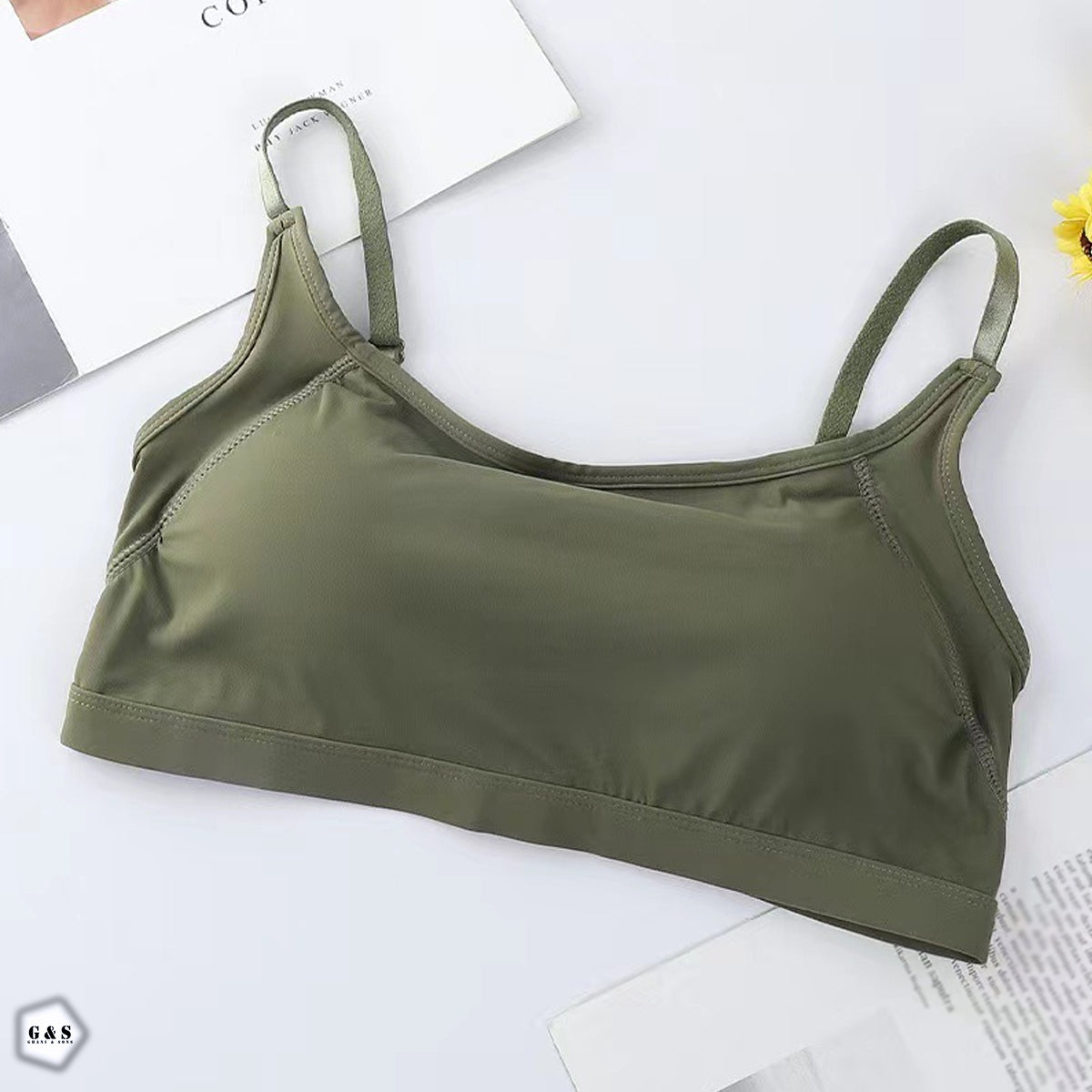 Pack Of 3 Ice Silk Summer Friendly Single Hook Design Bralette