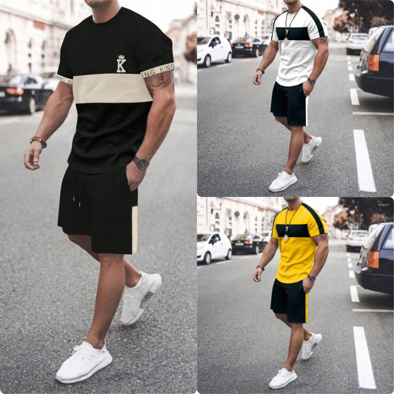 Pack of 3 Men's TrackSuit For Men in Rs.1299/- Code - 002