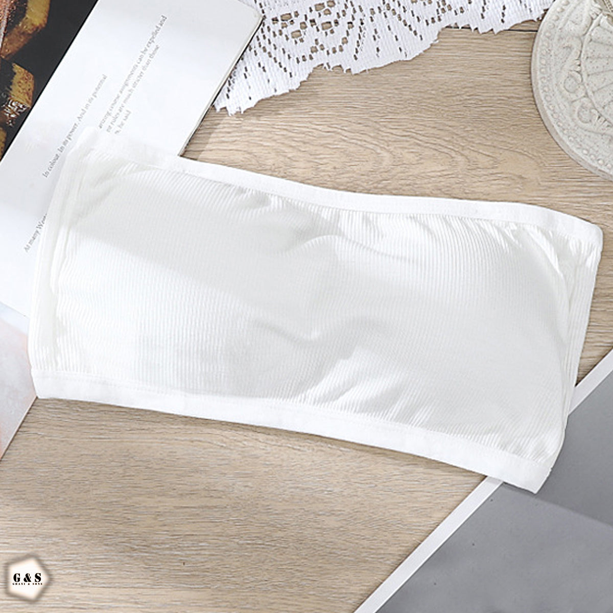 Cotton Pushup Pack Of 3 Strapless Bras With 3 Pairs Of Transparent Straps