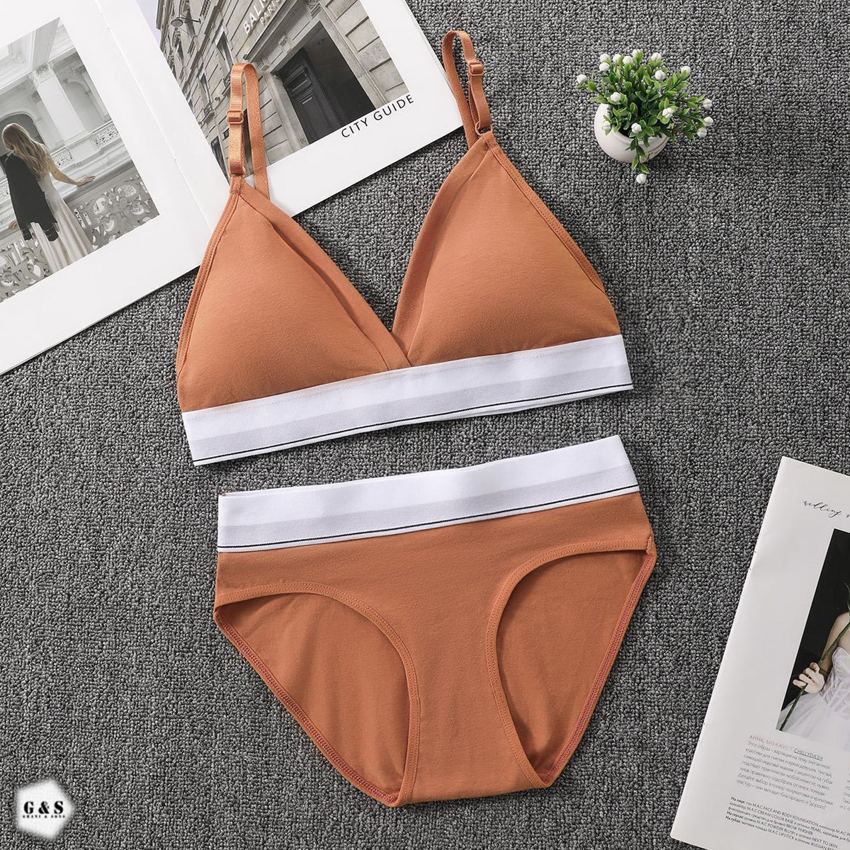 Pack Of 2 Cotton Bralette With Full Coverage Underware