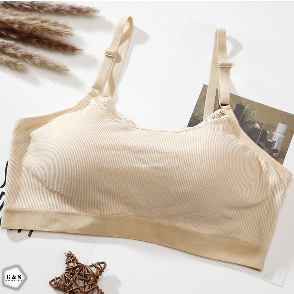 Girls Pack Of 3 Pushup T-Shirt Bralette