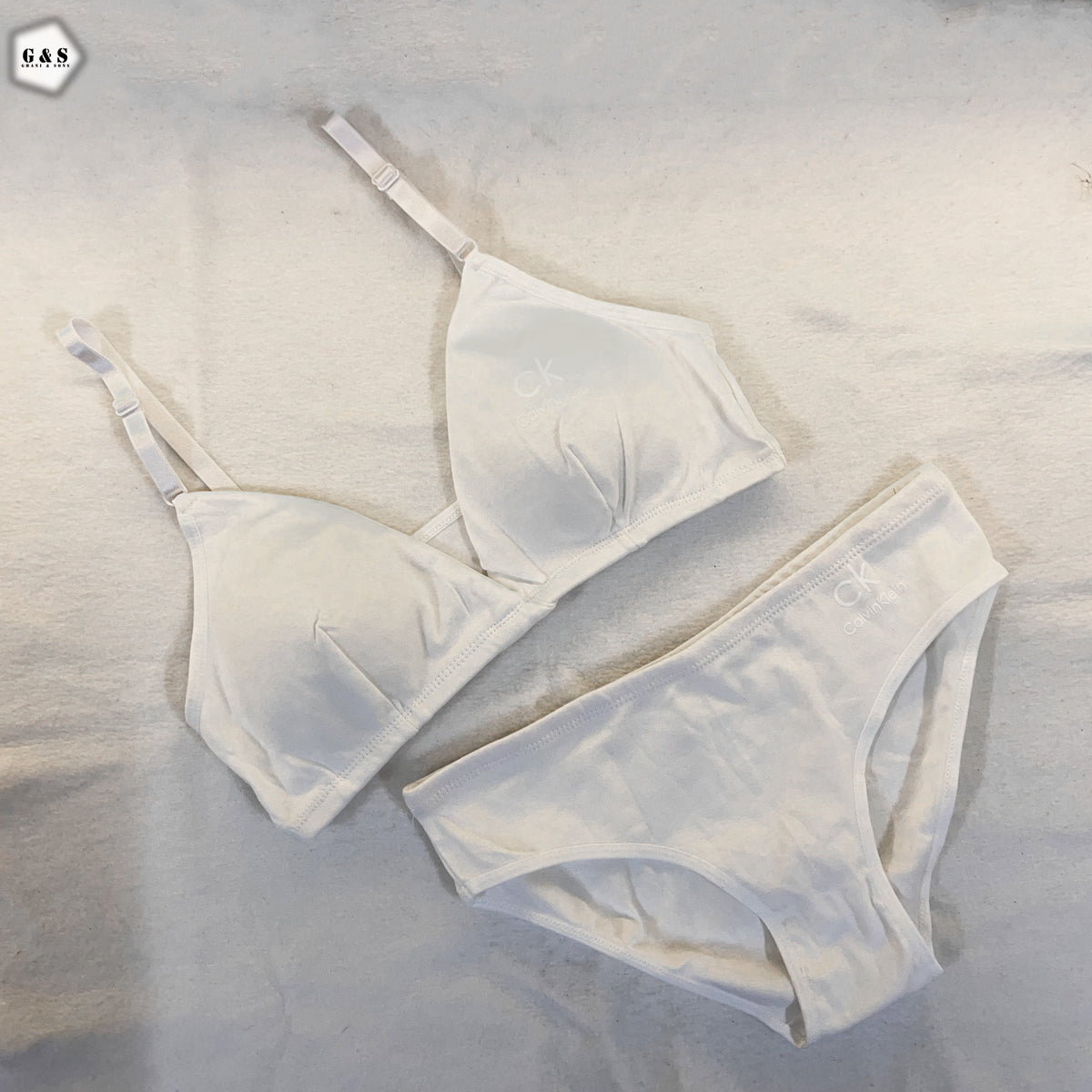 Pack Of 2 Cotton High Quality Bralette With Panty Sets