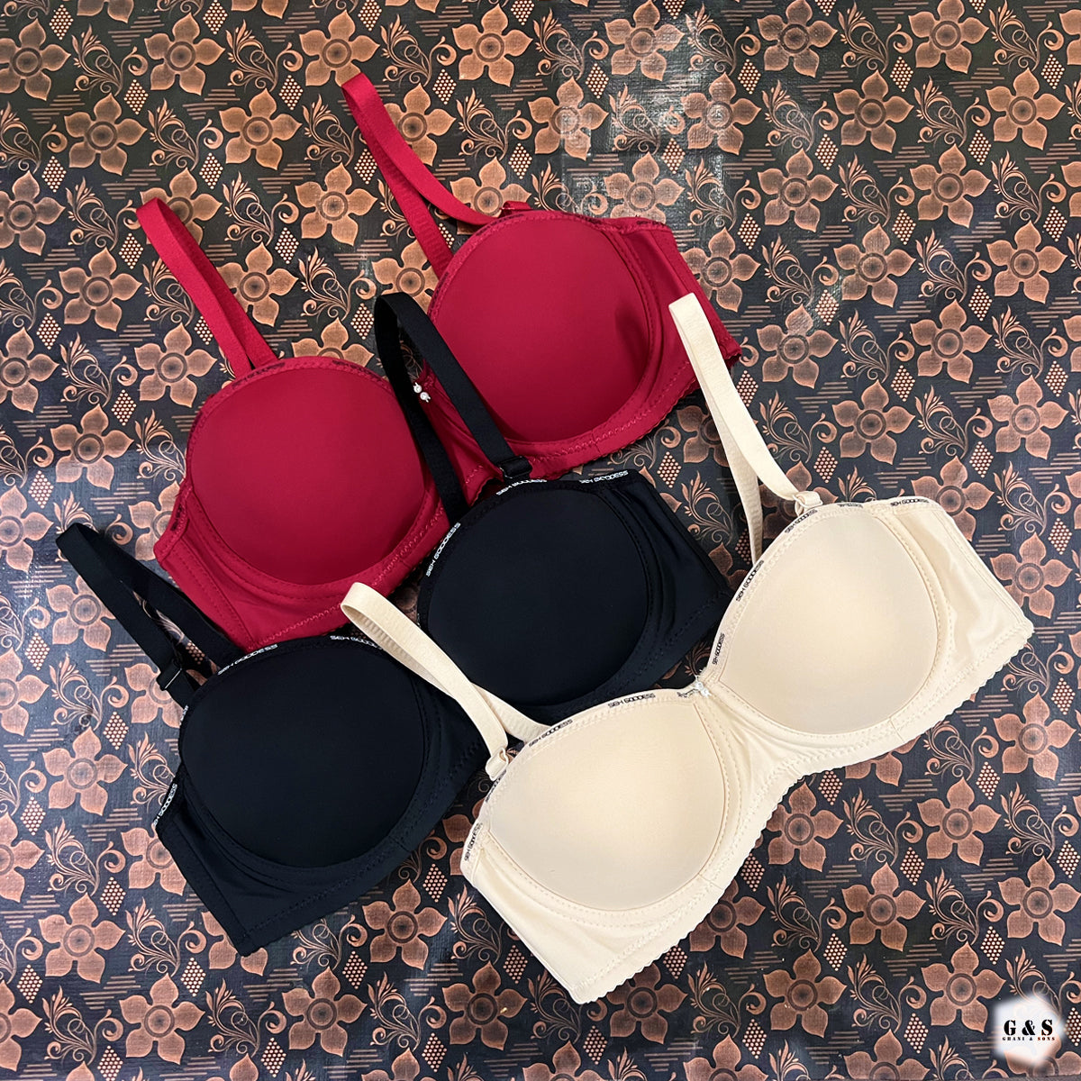 Pack Of 2 Double Padded Wired Pushup Bras