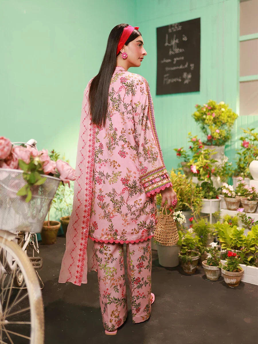 1 & Get 1 Free - BLOSSOM - LUXURY LAWN EMBROIDERED SUIT