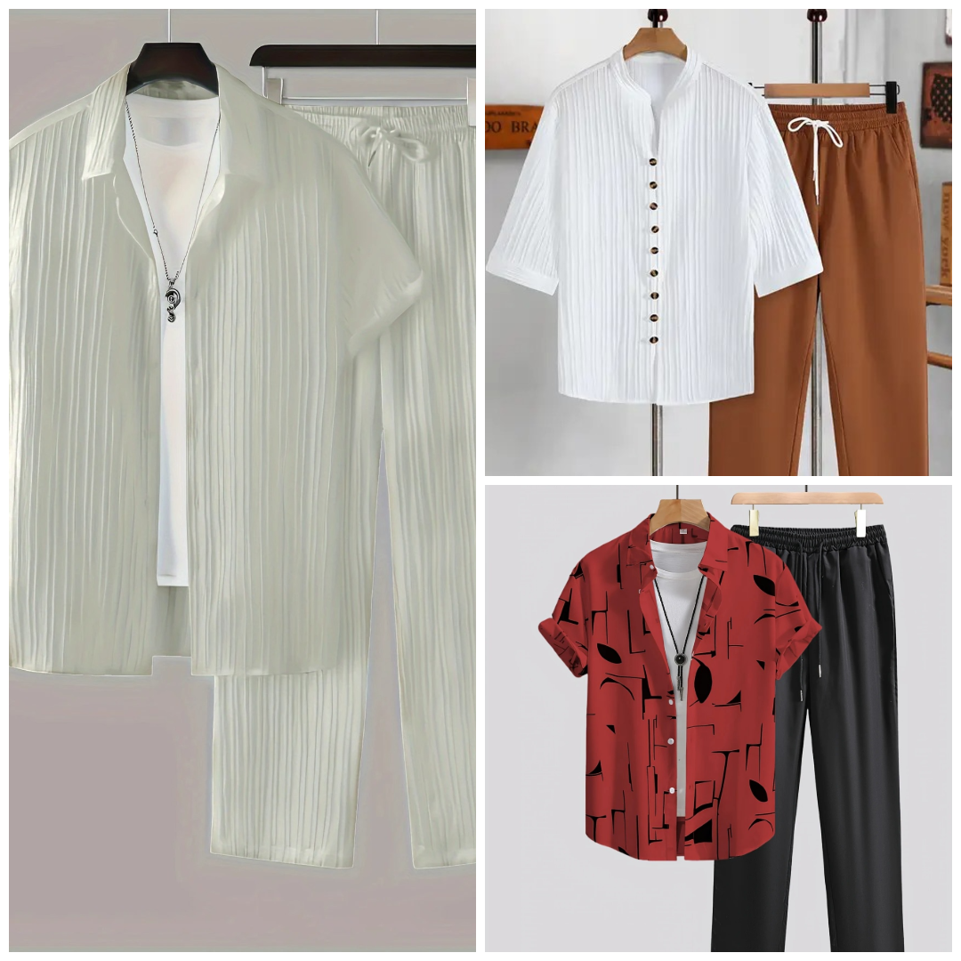 Pack of 3 Summer Tracksuits for Men – Stylish, Breathable & Comfortable Article#87684