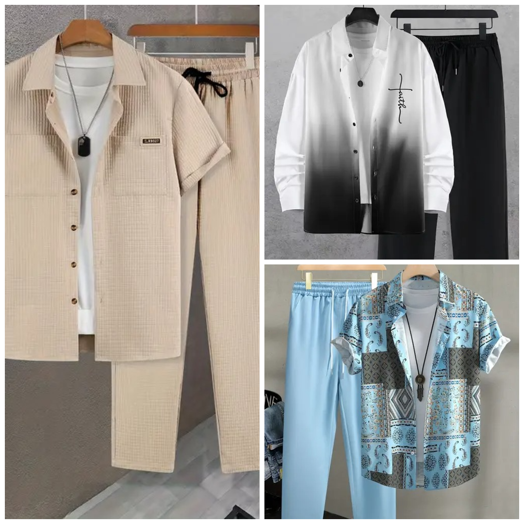 Pack of 3 Summer Tracksuits for Men – Stylish, Breathable & Comfortable Article#87688
