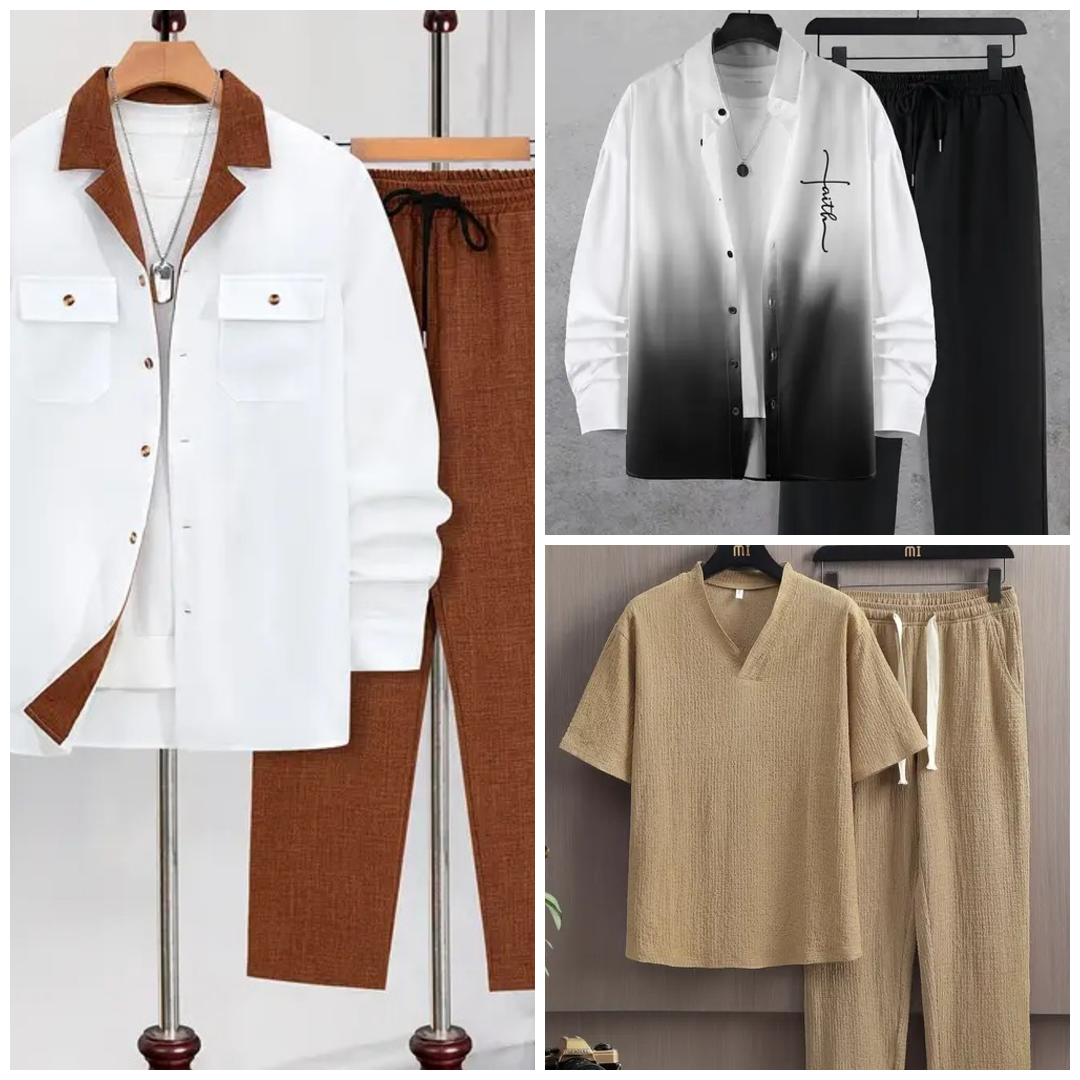 Pack of 3 Summer Tracksuits for Men – Stylish, Breathable & Comfortable Article#87691