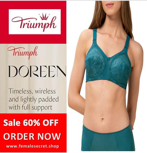70% OFF | PACK OF 3 IMPORTED TRIUMPH DOREENA BRA BEST FOR SUMMER | FREE HOME DELIVERY