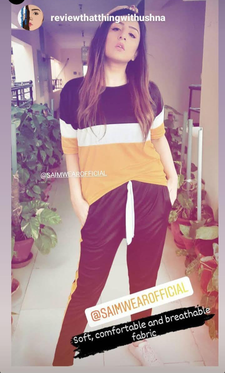 Color Panel Summer Tracksuit