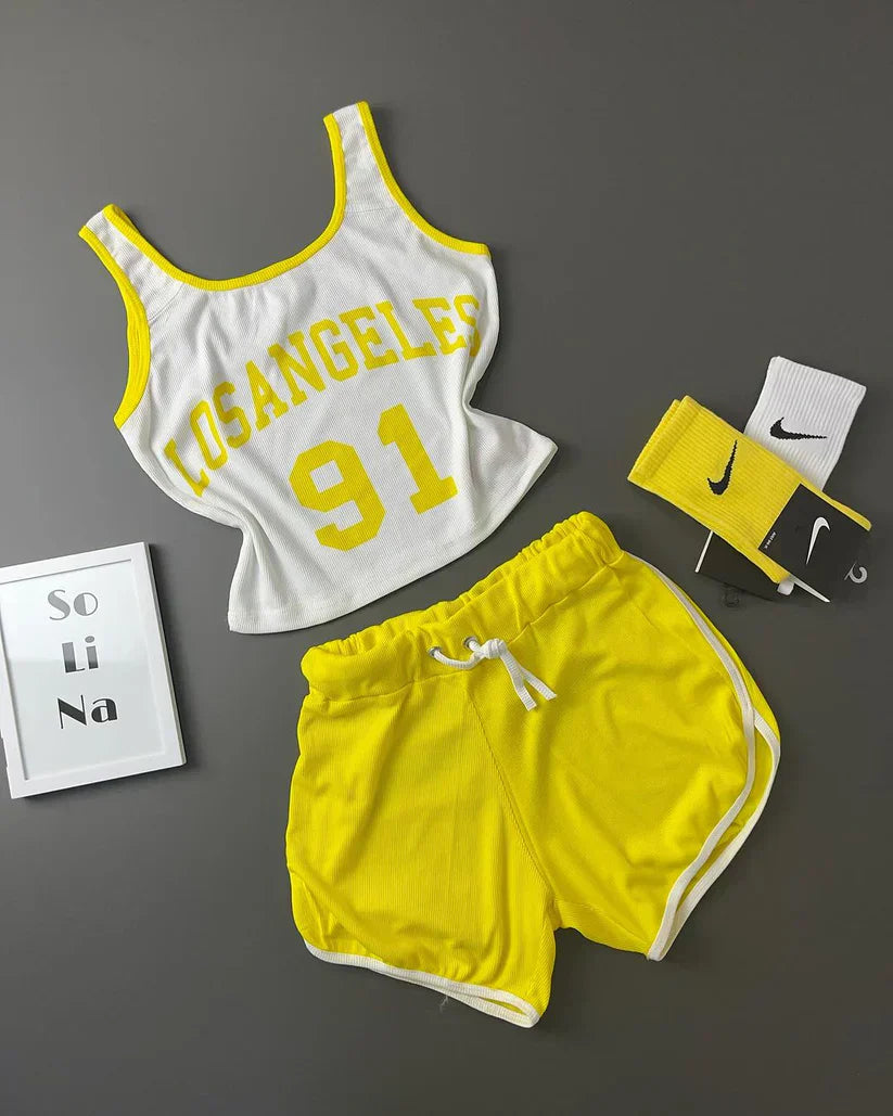 Los Angeles 91 Women's Premium Boxer Shorts Top Comfort & Style