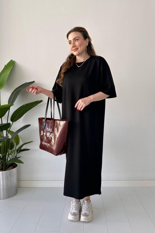 Casual Modal Drop Shoulder Dress