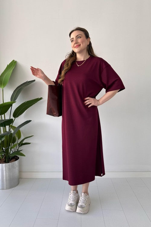 Casual Modal Drop Shoulder Dress