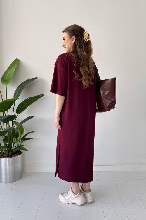 Casual Modal Drop Shoulder Dress
