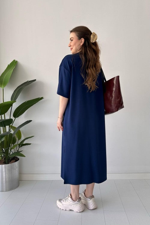 Casual Modal Drop Shoulder Dress