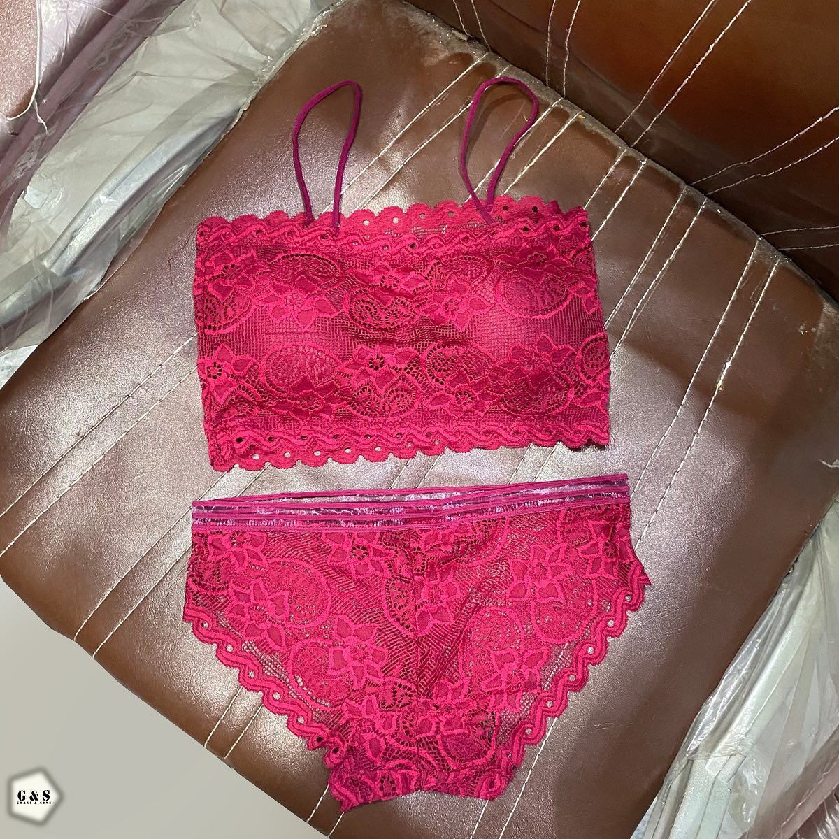 Pack Of 3 Stylish Bralette With Panties Set