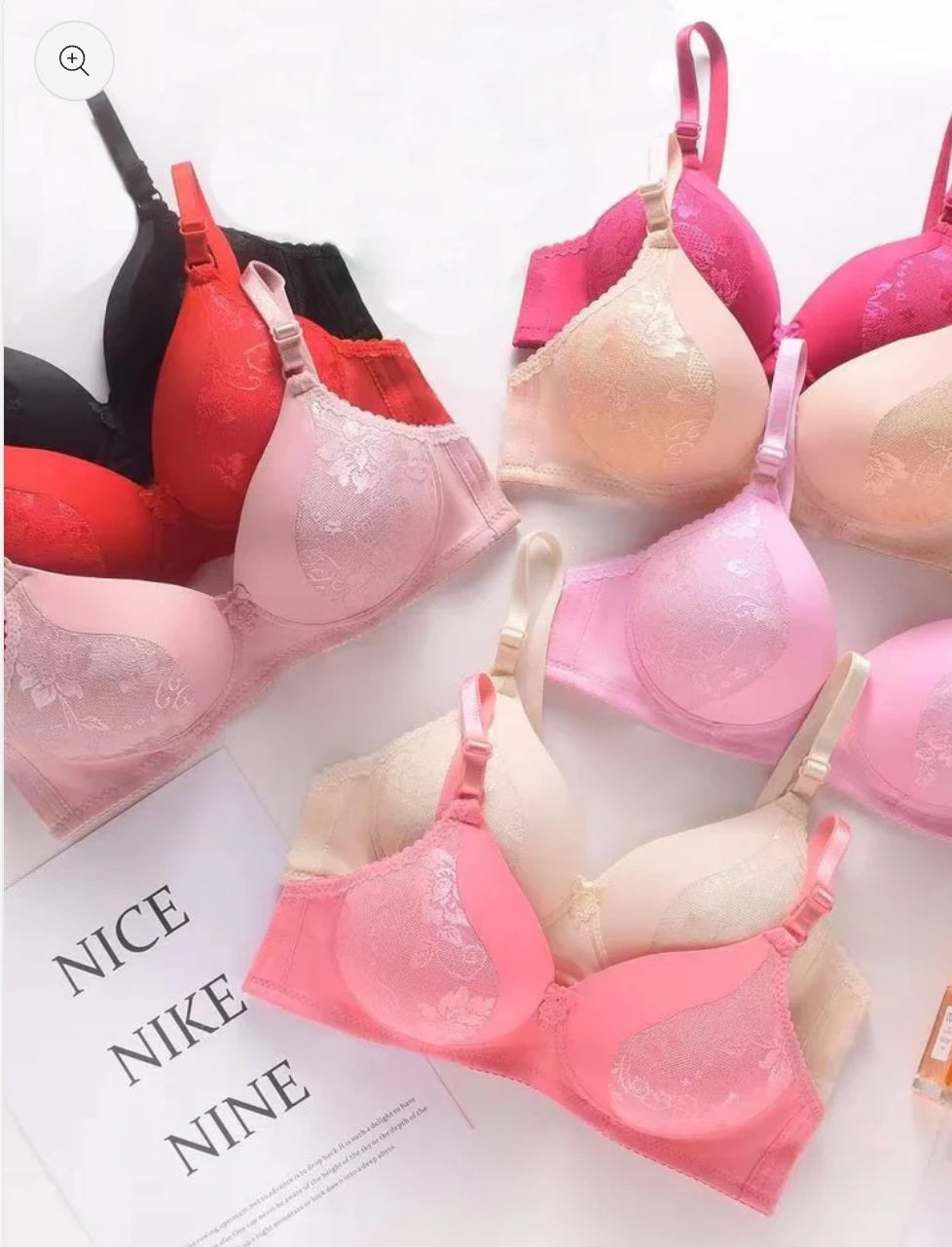 50% OFF SALE | PACK OF 5 IMPORTED SUMMER  PADDED BRA | FREE HOME DELIVERY