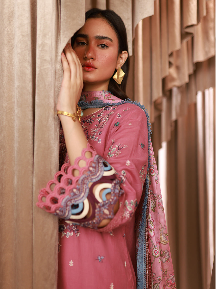 1 & Get 1 Free - LUXURY LAWN EMBROIDERED SUIT