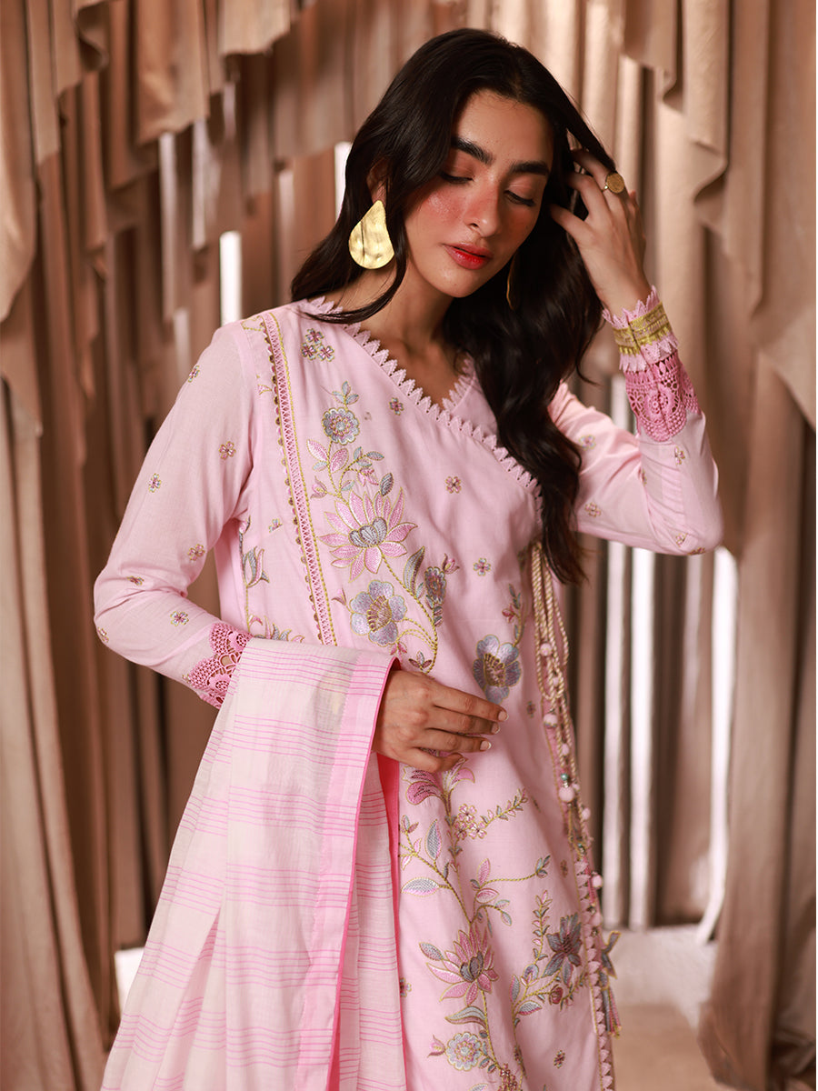 1 & Get 1 Free - LUXURY LAWN EMBROIDERED SUIT