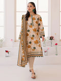 1 & Get 1 Free - 3PC Unstitched Printed Lawn Suit