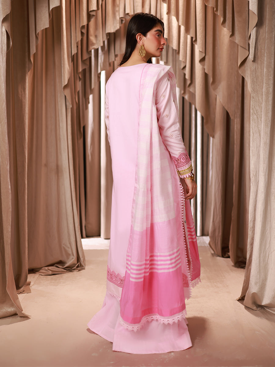 1 & Get 1 Free - LUXURY LAWN EMBROIDERED SUIT