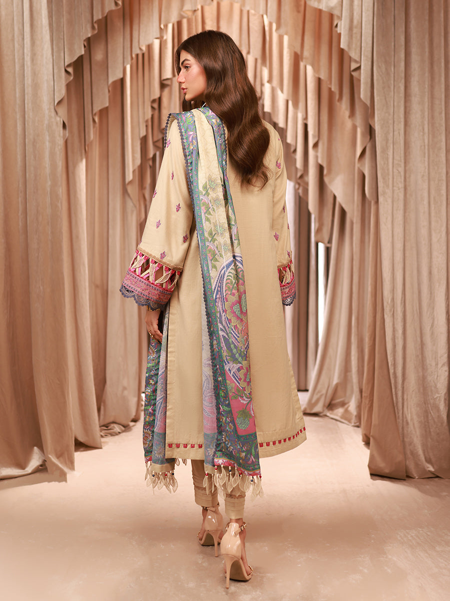 1 & Get 1 Free - LUXURY LAWN EMBROIDERED SUIT