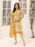 1 & Get 1 Free - 3PC Unstitched Printed Lawn Suit