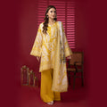1 & Get 1 Free - 3pc Unstitched Printed Lawn Suit
