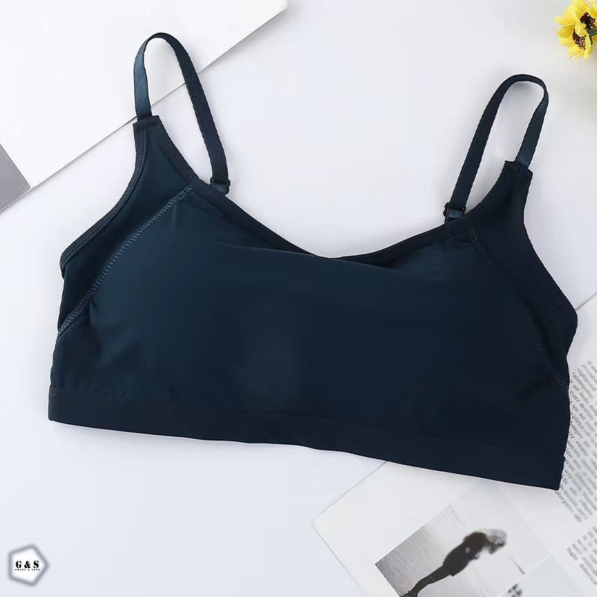 Pack Of 3 Ice Silk Summer Friendly Single Hook Design Bralette