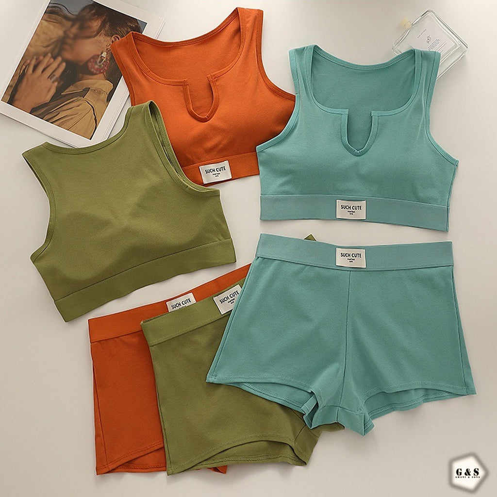 Pack Of 3 New Design Sports/Casual Bra With Shorts