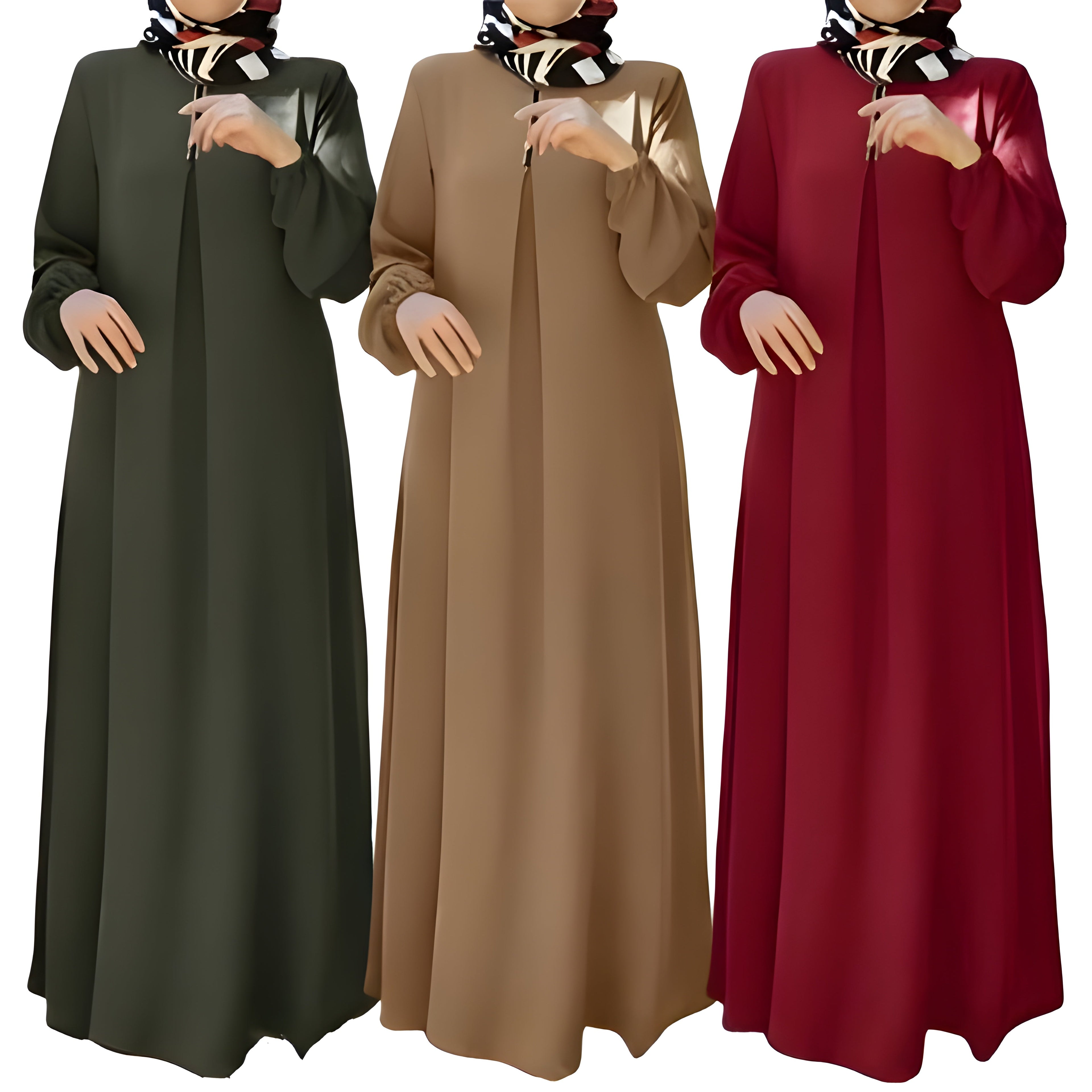 Pack of 3 Stylish Abaya l Premium Quality l All Sizes Available #1100