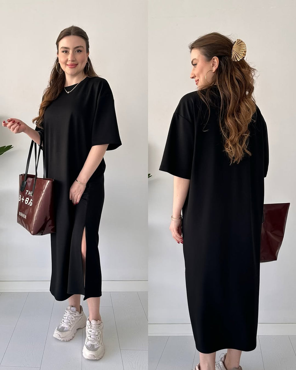 Casual Modal Drop Shoulder Dress