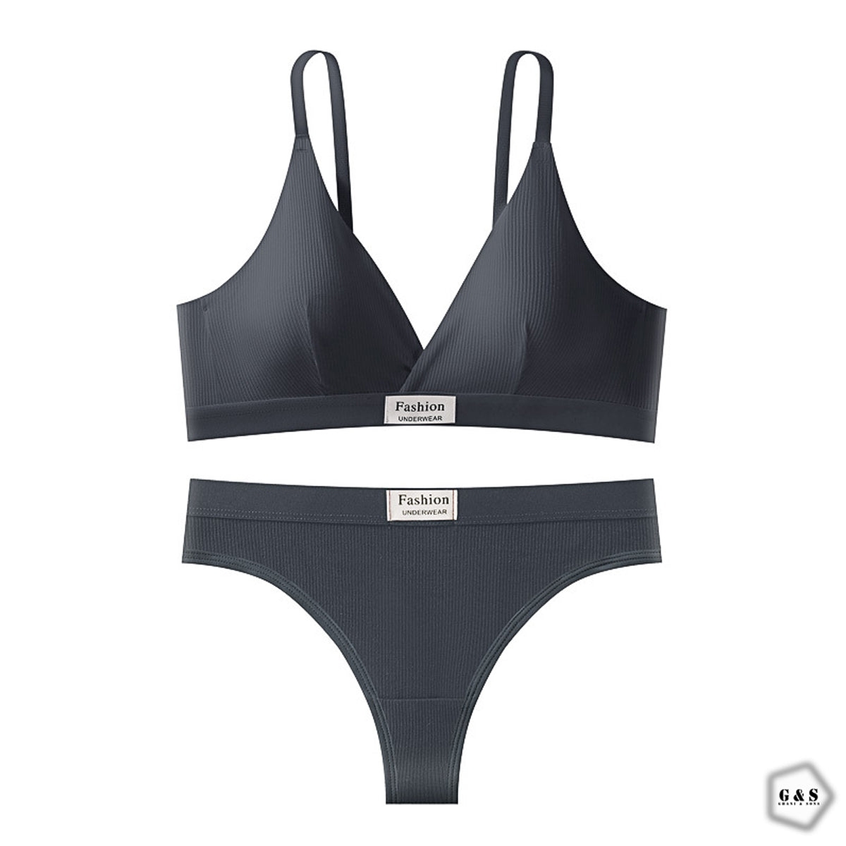 Pack Of 2 Cotton High Quality T-Shirt Bra With T-Panty Set