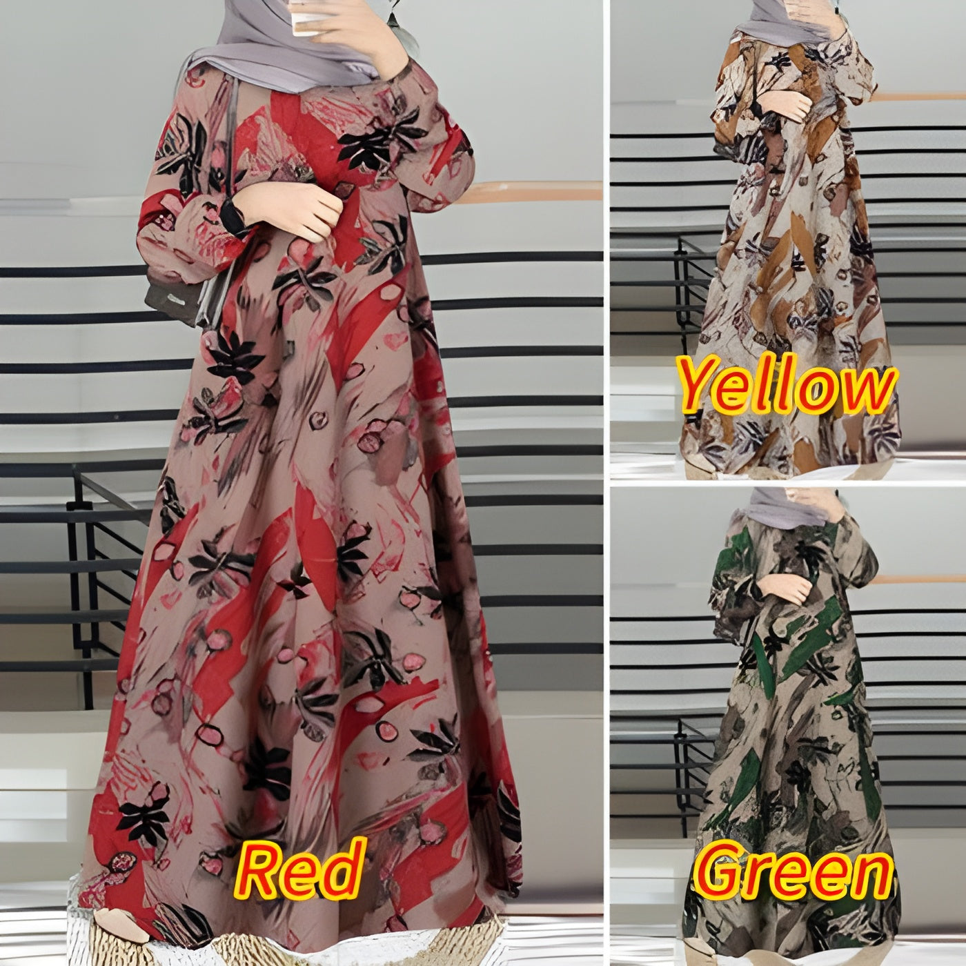 Pack of 3 Stylish Abaya l Premium Quality l All Sizes Available #1106