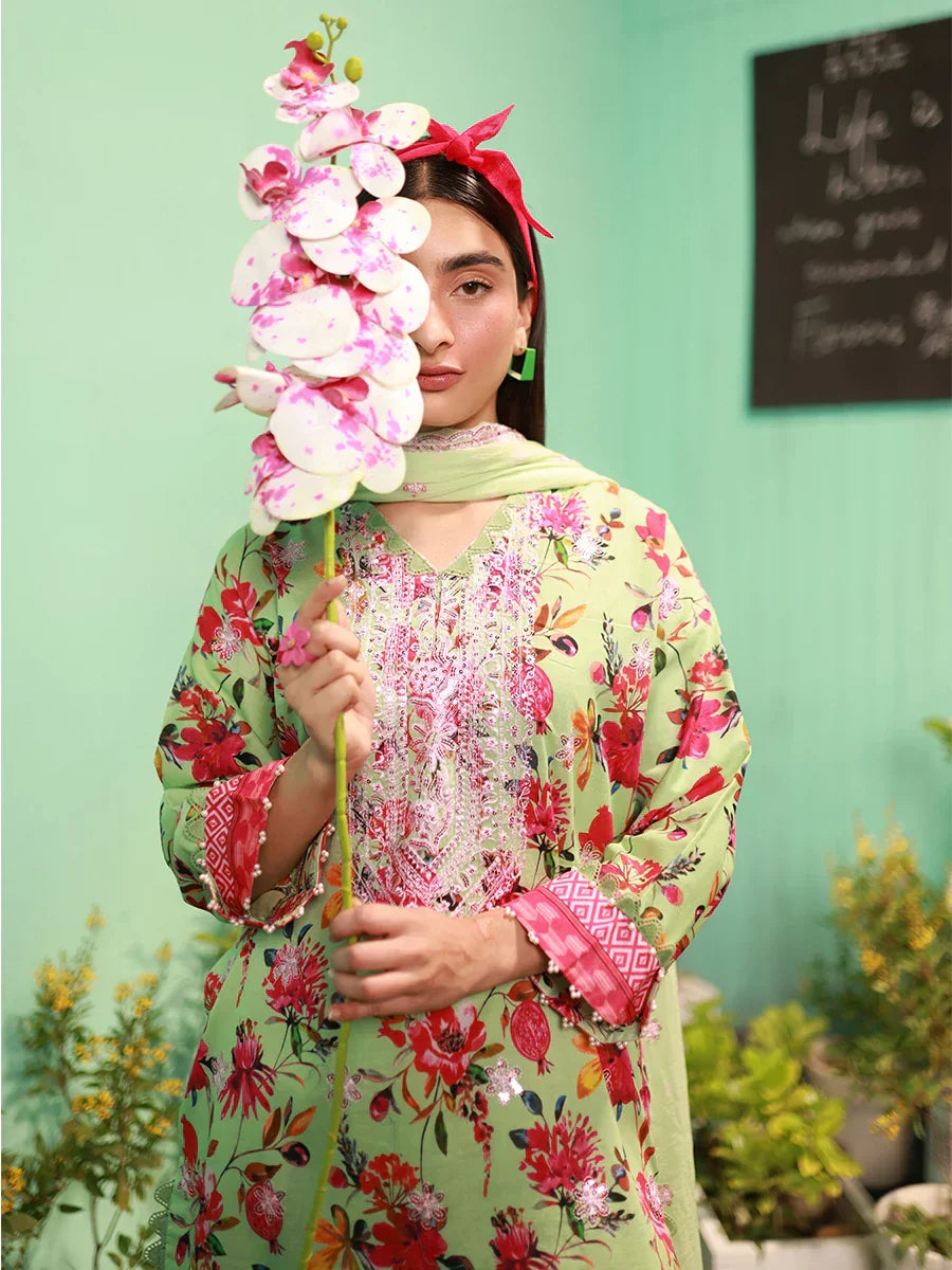 1 & Get 1 Free - VIVAD - LUXURY LAWN EMBROIDERED SUIT