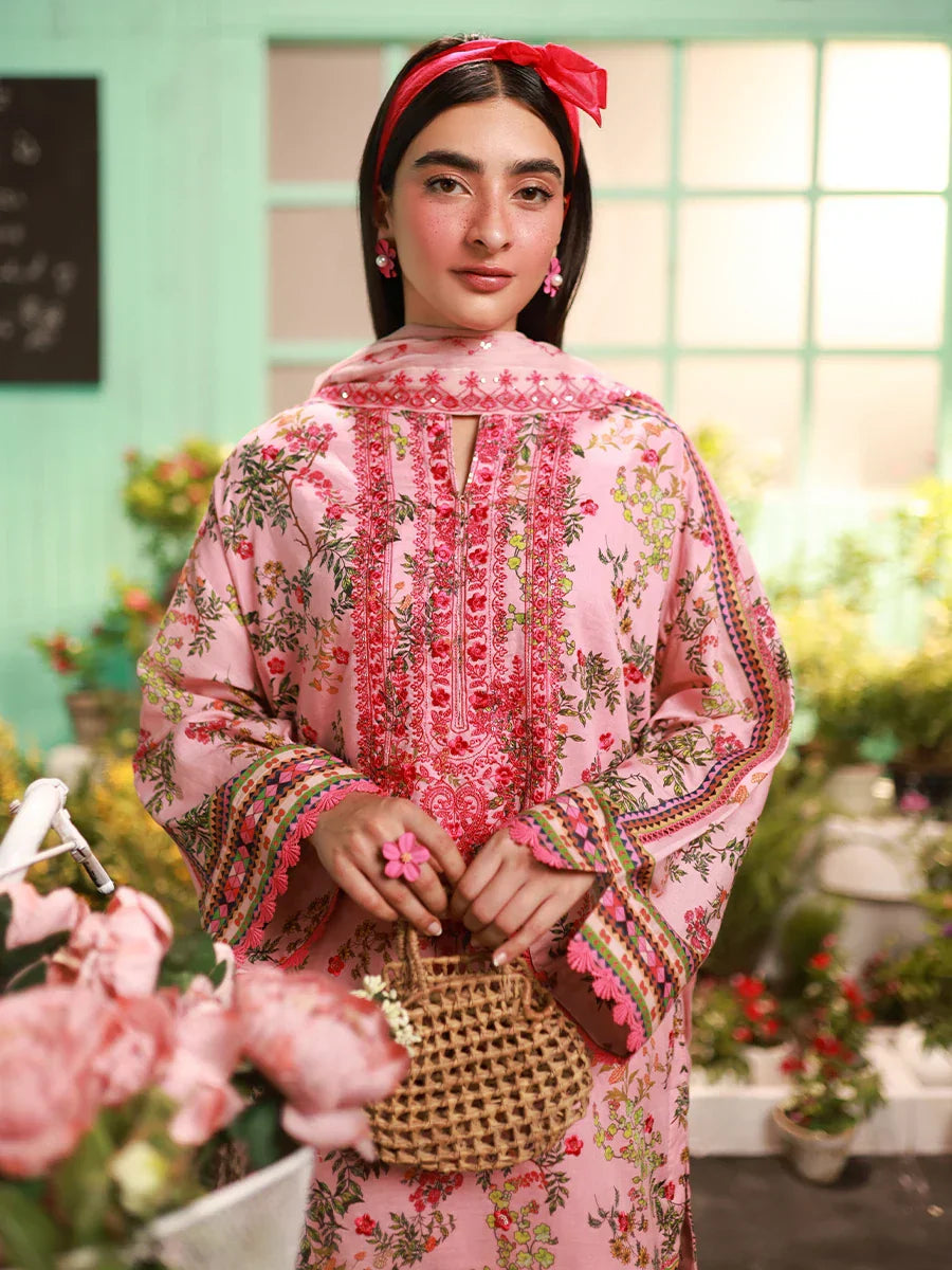 1 & Get 1 Free - BLOSSOM - LUXURY LAWN EMBROIDERED SUIT