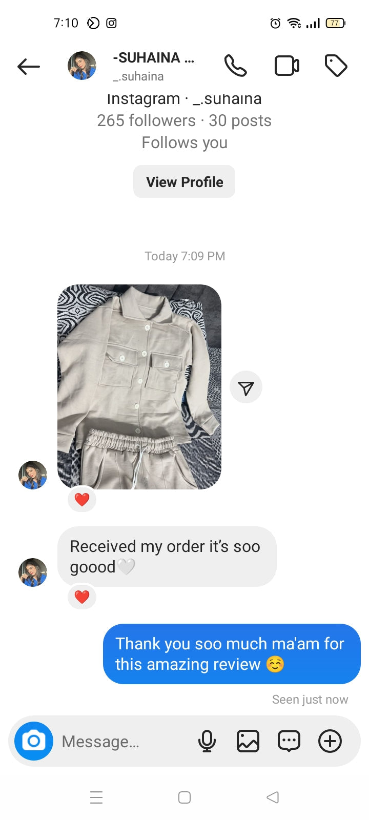 3 Pcs Winter Button Style Outfit