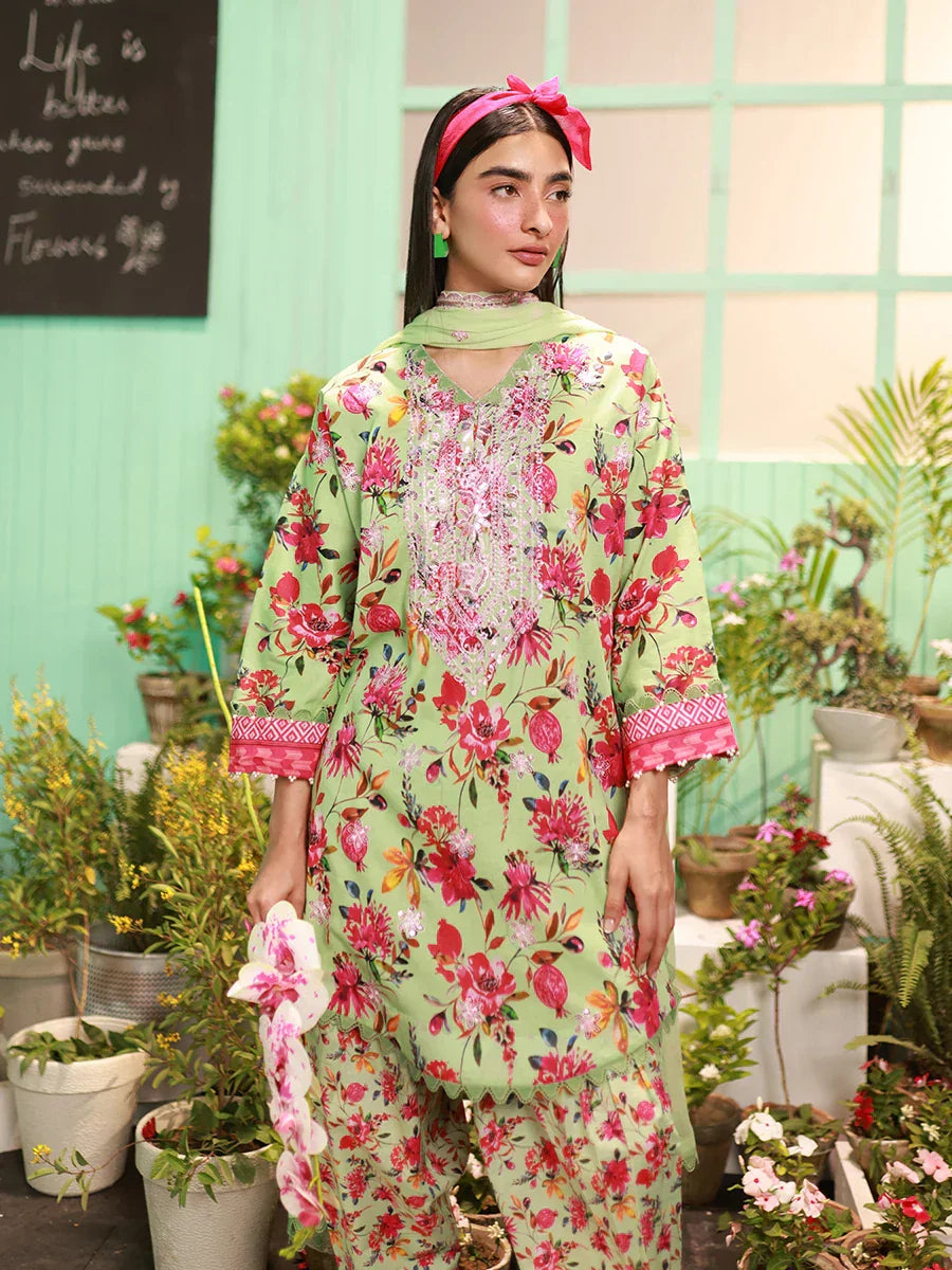 1 & Get 1 Free - VIVAD - LUXURY LAWN EMBROIDERED SUIT
