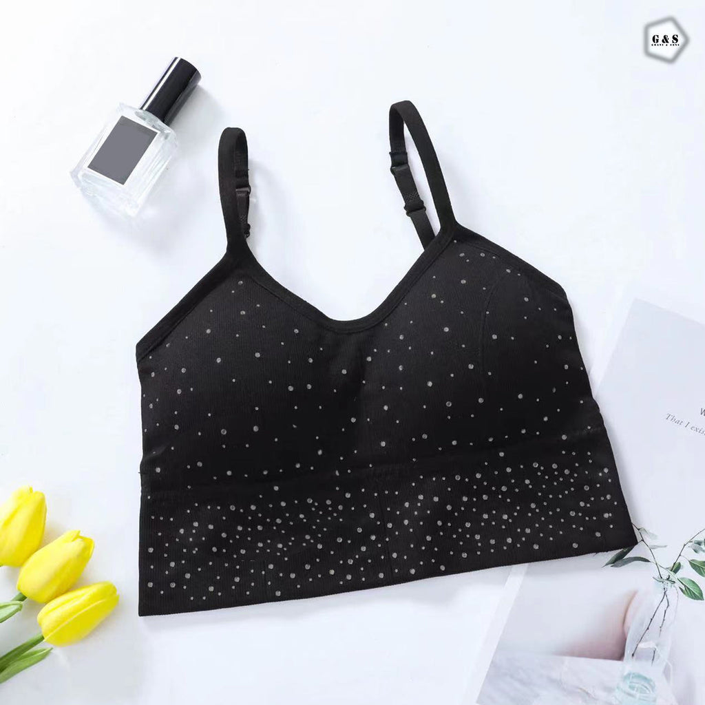 Stones Design Pack Of 3 Sports Bra/Bralette